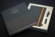 Набор Parker Sonnet Black GT (шариковая ручка + блокнот)