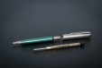 Ручка шариковая Parker Sonnet Sand Blasted Metal&Green Lacquer