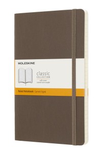Блокнот Moleskine CLASSIC SOFT Large в коричневом цвете