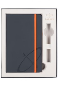 Подарочная коробка Parker с блокнотом